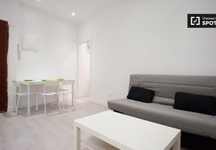 Apartamento de 1 dormitorio en alquiler en Arapiles, Madrid.