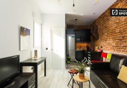 Renovado apartamento de 1 dormitorio en alquiler en Atocha, Madrid