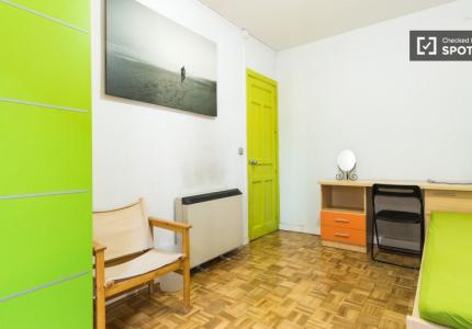 Cálida habitación en piso compartido en Atocha y Delicias, Madrid