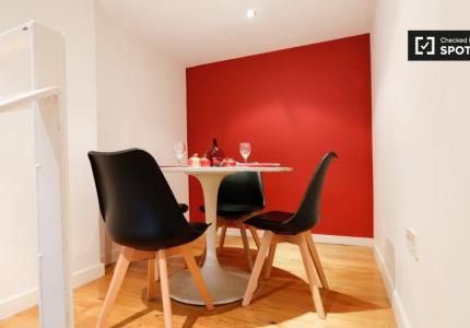 Apartamento de 1 dormitorio en alquiler en Guindalera, Madrid