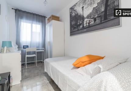 Acogedora habitación en alquiler, apartamento de 4 dormitorios, Rascanya, Valencia