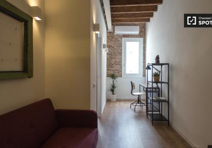 Moderno apartamento de 1 dormitorio en alquiler en Sant Martí, Barcelona