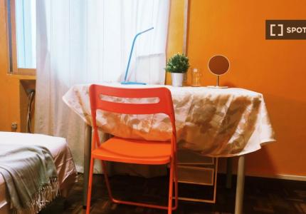 Habitación en piso compartido en madrid.