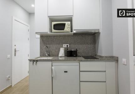 Estudio reformado en alquiler en Poble-sec, Barcelona.