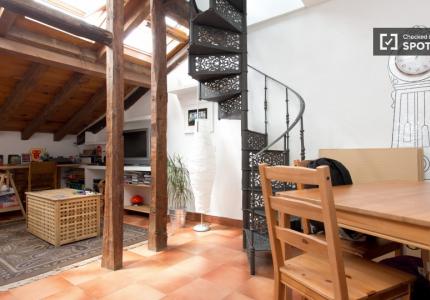 apartamento de 1 dormitorio con aire acondicionado en alquiler en Chueca, Madrid