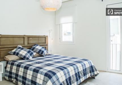 Piso de lujo de 1 habitación con servicios en San Martí - Barcelona