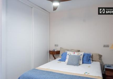 Habitación en piso compartido en madrid.