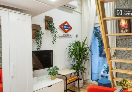 Apartamento de 1 dormitorio en alquiler en Embajadores, Madrid