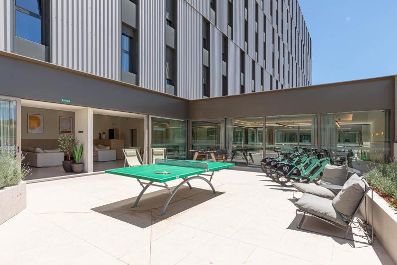 terraza  canvas pamplona residencia universitaria canvas student pamplona plazaola pamplona/iruña