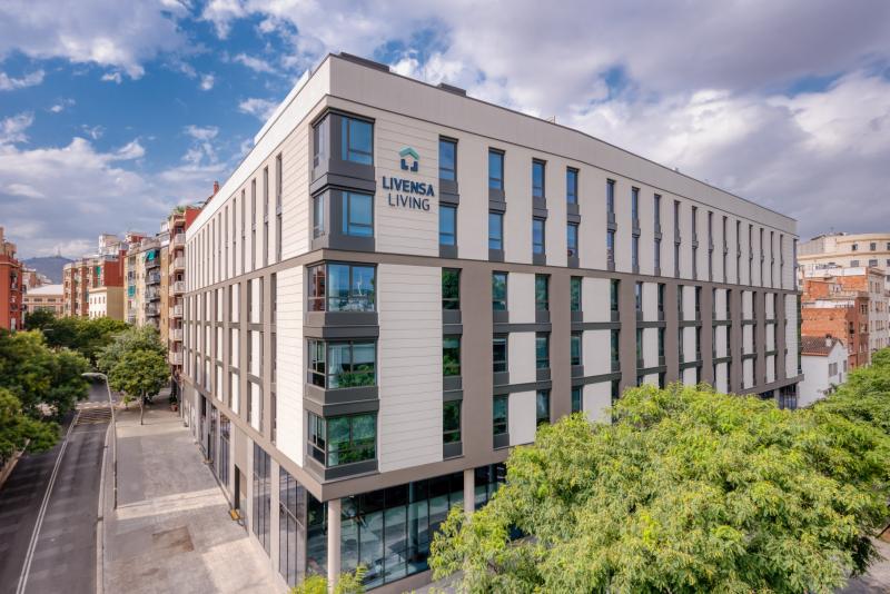 lavandería autoservicio residencia universitaria livensa living barcelona sants-badal