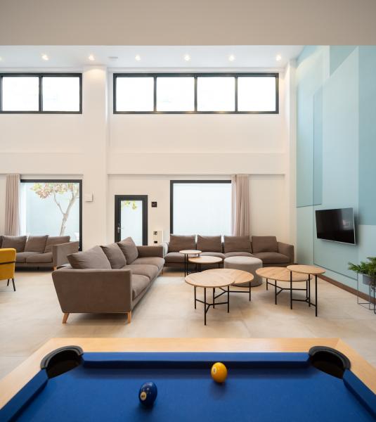 sala de estudio residencia universitaria nodis barcelona campus