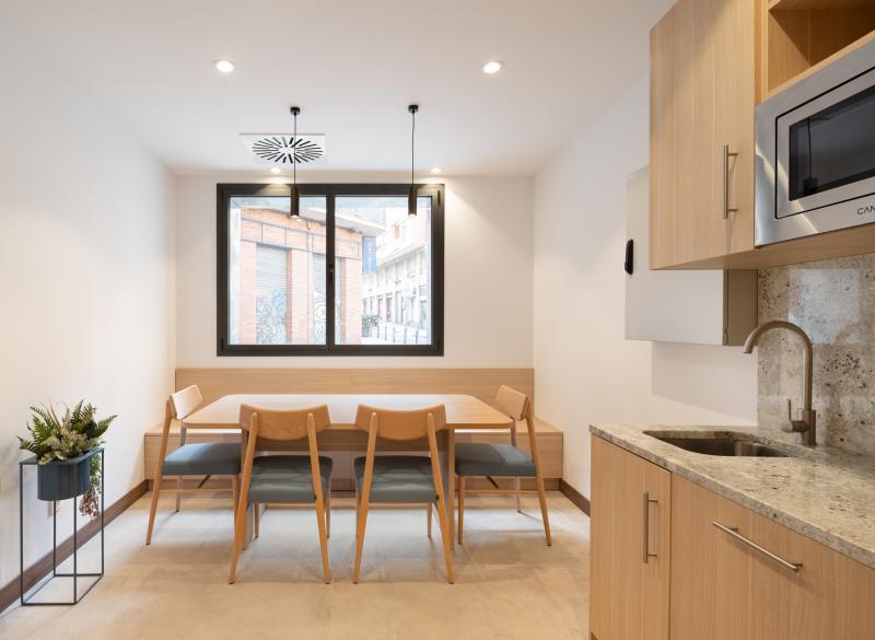 zonas comunes  residencia universitaria nodis barcelona campus