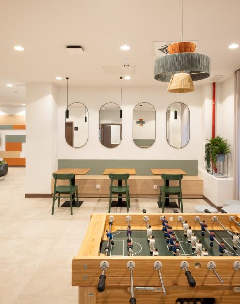 zonas comunes  residencia universitaria nodis barcelona campus