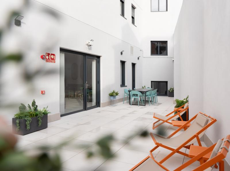 zonas comunes  residencia universitaria nodis barcelona campus