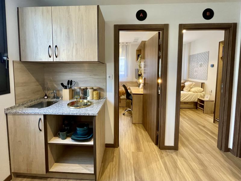 apartamento 2 pax residencia universitaria nodis madrid vicálvaro