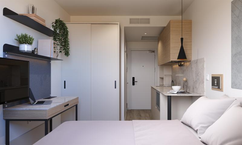 study lounge residencia universitaria nodis sevilla