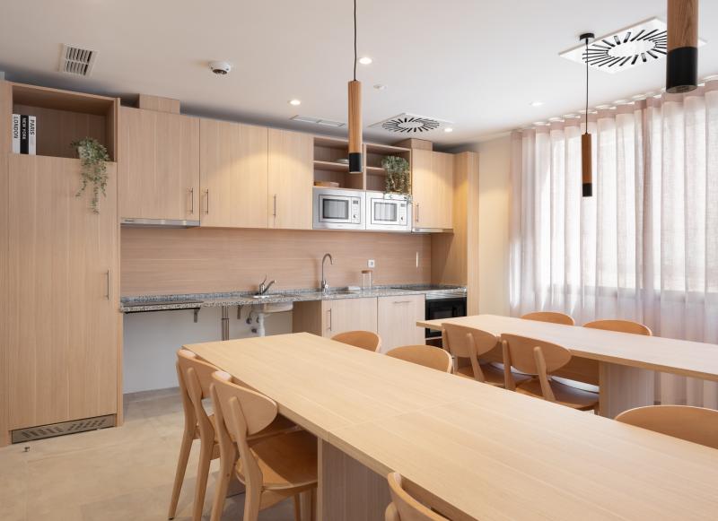 zonas comunes residencia universitaria nodis madrid vicálvaro