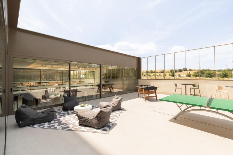 terraza canvas pamplona residencia universitaria canvas student pamplona plazaola pamplona/iruña