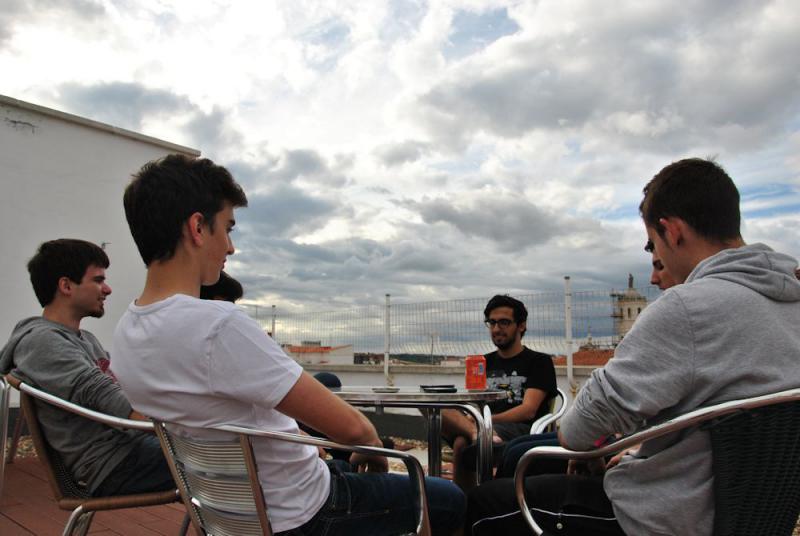 terraza colegio mayor san juan evangelista valladolid