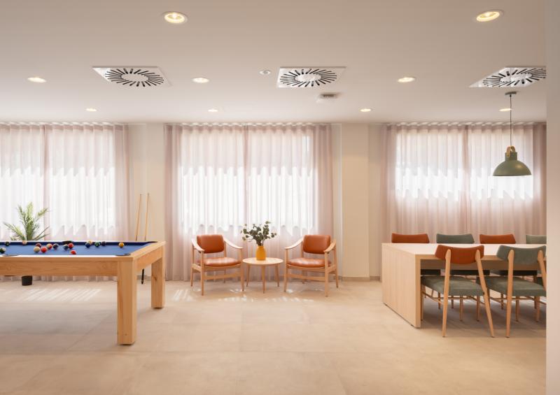 zonas comunes residencia universitaria nodis madrid vicálvaro