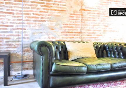 apartamento de 1 dormitorio con aire acondicionado para el alquiler, Barri Gòtic, Barcelona