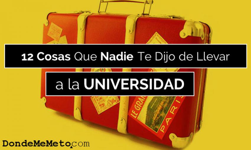 12 Cosas Útiles Que Llevar a la Universidad