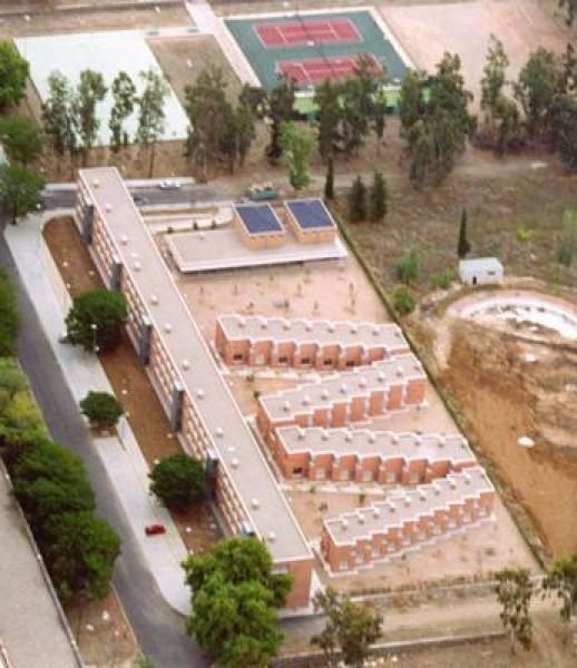 vista aérea del complejo residencia universitaria lucano córdoba
