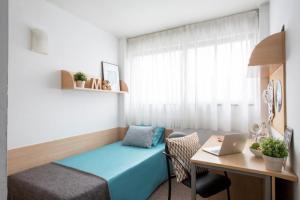 Habitación individual residencia universitaria colegio de cuenca salamanca