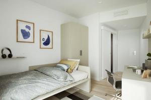 Habitación de la Residencia Universitaria Yugo Valencia Arc
