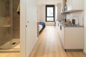 Habitación de la Residencia Yugo Luna en Salamanca